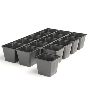 Landmark 04.50 Sheet Of Pots 15 Count Black 100 Per Case 16 Cases Per Pallet