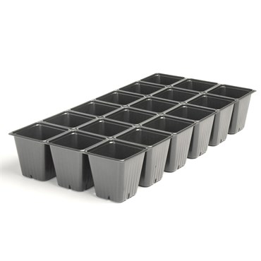 Landmark T 1801 Economy Sheet Of Pots-18 Black 100 Per Case 36 Cases Per Pallet