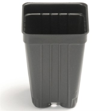 Landmark 02.25 Square Pot Black 1920 Per Case 36 Cases Per Pallet