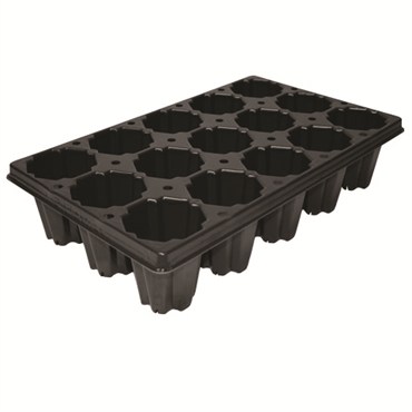 T. O. Plastics #15 Sure Roots Heavy Weight Plug Tray w/ Vent Holes 25/CS 42CS/PL