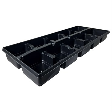 Landmark 04.50 Square Pot Tray 10 Count Black 90 Per Case 30 Cases Per Pallet