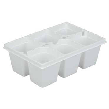 DLN T306BP (ACH) TRUE 6 CELL BSKT PACK WHT 300/CS