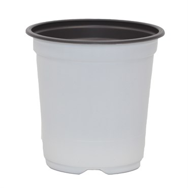 JAN 9CM H 03.50 STD POT BLK/WHT — Single Unit