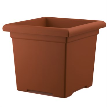 HC 15.5" Accent Square Planter Clay Akro Mils