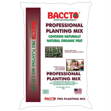 Mi Peat 2cf Baccto Professional Planting Mix — Single Unit