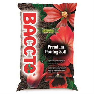 Mi Peat 25# Baccto Premium Potting Soil 100/PL