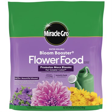 Miracle Gro 5.5# Water Soluble Bloom Booster Flower Plant Food
