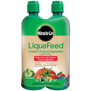 Miracle Gro 2pk Liquafeed Tomato, Fruit, Vegetable Refill