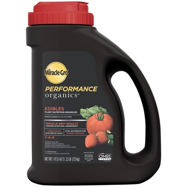 Miracle Gro 2.5# Perf Org Edibles
