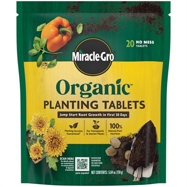 Miracle-Gro Organic Planting Tablets 20ct