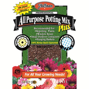 Hoffman 10qt All Purpose Potting Soil Plus