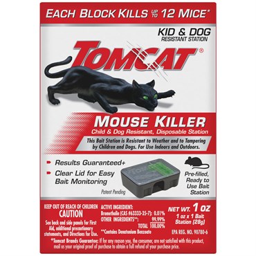 Tomcat Tier1 Disposable Mouse Bait Station 1pk