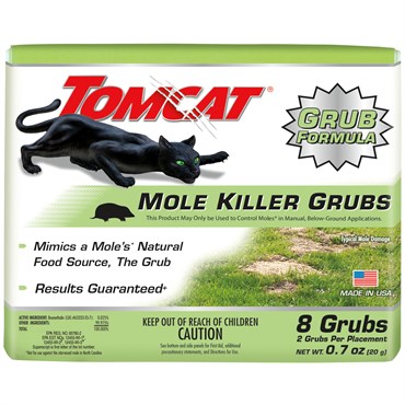 Tomcat 8pk Mole Killer Grub Bait Box