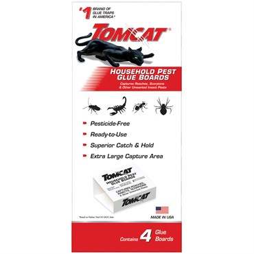 Tomcat House Pest Glue Board 4pk