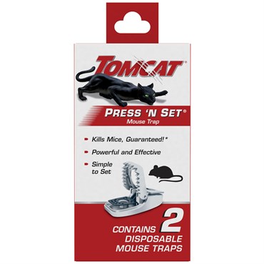 Tomcat 2pk Press 'N Set Mouse Trap