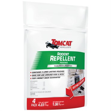 Tomcat Rodent Repellent Pouches 4pk