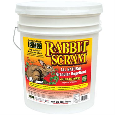 Epic 25# Rabbit Scram Repellent Granular White Pail