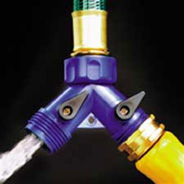 Dramm 235C Twin Shut Off Valve ABS Plastic 24/CS