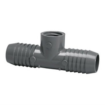 LAS 3/4IN PVC COMB INSERT TEE IIF 50/BX 1402-007   3/4" INSERT X 3/4" FPT TEE 1402-007