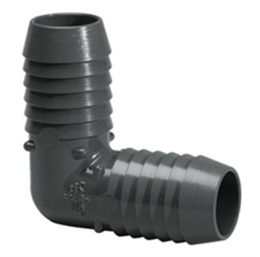 LAS 1-1/2IN PVC INSERT ELBOW 10/BX 1406-015