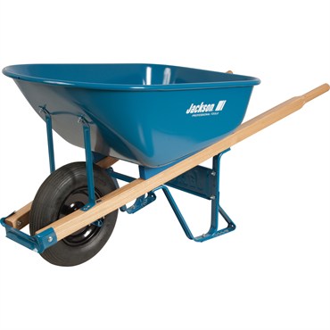 Ames 6cf Steel Wheelbarrow Flat Free Tire