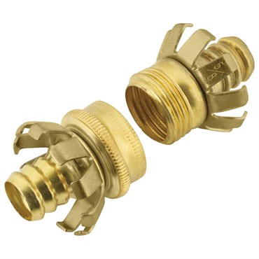 Melnor 5/8" Hose Repair Set Metal Clinch Male & Female