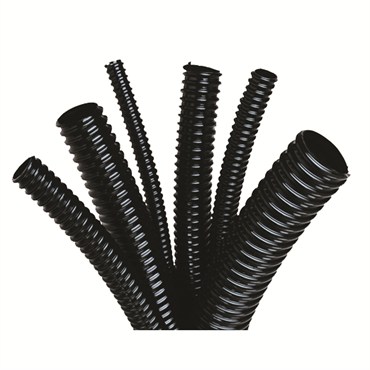 Danner 3/4"x100' Black Reinforced Flexible Tubing