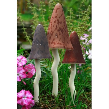 Potting Shed 3pc Tinkling Toadstools Spring Colors