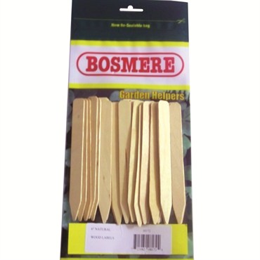 Bosmere 6" Wood Plant Labels 25pk