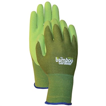 BGC Bamboo Rubber Palm Glove Large Green
