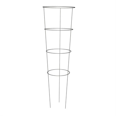 Panacea 42" 3 Leg 4 Ring Galvanized Tomato Cage