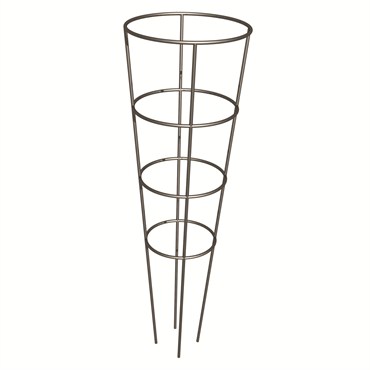 Panacea 60" Widemouth 4 Leg 4 Ring Galvanized Tomato Cage