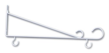 Panacea 15" White Hanging Plant Bracket