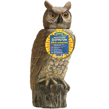 Dalen Gardeneer 18" Solar Rotating Head Owl