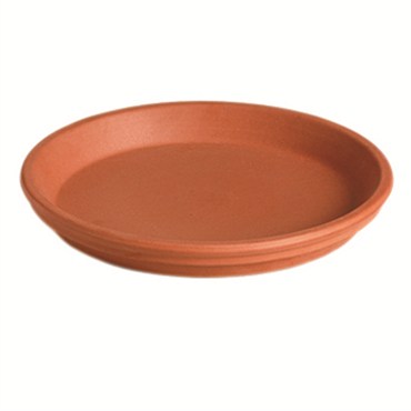 Deroma 11.4" Saucer Terra Cotta Clay Case Pack