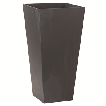 StoneArt Ella 13.5" Tall Planter Black