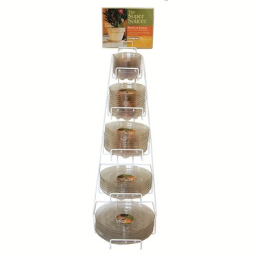 Plastec 60pc Standing Display Assortment Of Super Saucers