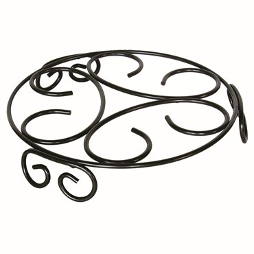 Plastec 12" Trivet Black