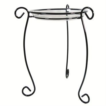 Plastec 18" Simply Perfect Plant Stand Black