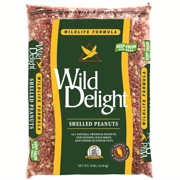 Wild Delight 10# Shelled Peanuts MADE IN THE USA