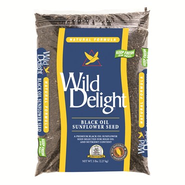 Wild Delight 5# Black Oil Sunflower Seed MADE IN THE USA