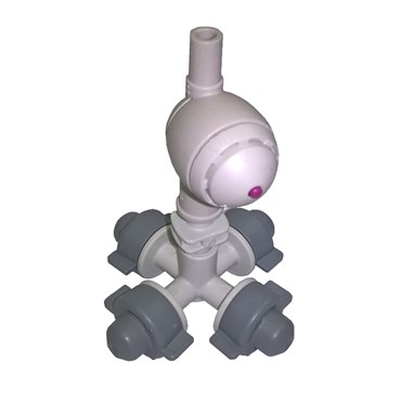 Netafim 8.1gph 4-Way CoolNetafim Pro Fogger Head Assembly w/ CNL 60psi Purple Pin 25/BG