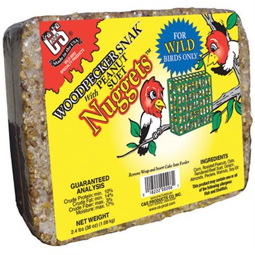 C&S 2.4# Woodpecker Snak With Suet Nuggets