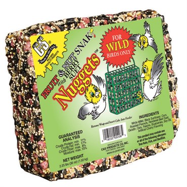 C&S 2.25# Fruit & Nut Seed Snak With Suet Nuggets