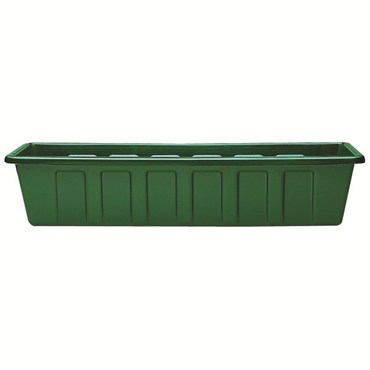Novelty 30" Polypro Flower Box Planter Hunter Green
