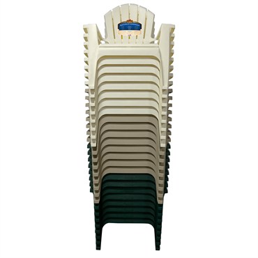 Adams RealComfort Mixed Adirondack Chair - White, Desert  Adams RealComfort Mixed Adirondack Chair - White, Desert