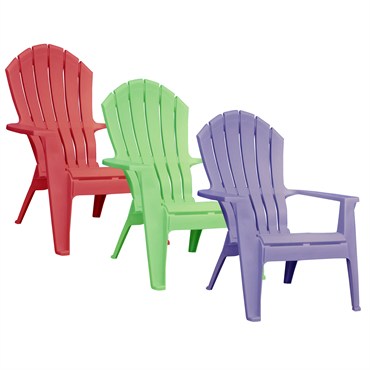 Adams Realcomfort 24pk Adirondack Chair Violet Summer Green
