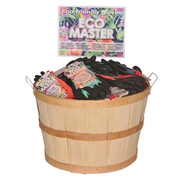 BGC 72pc Ecomaster Gloves Asst Color Basket