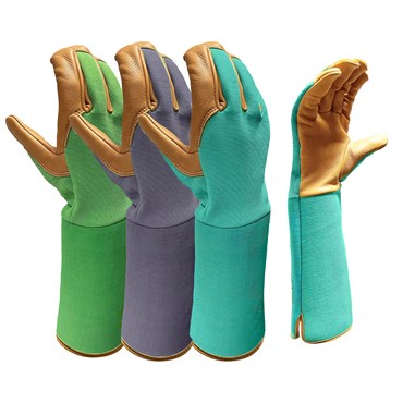 BGC Tuscany Gauntlet Assorted Colors M Sheepskin Leather Palm