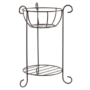 AGW Garden Plant Stand Black